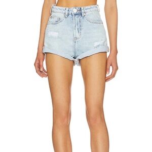 ONE TEASPOON HIGH RISE DENIM SHORTS